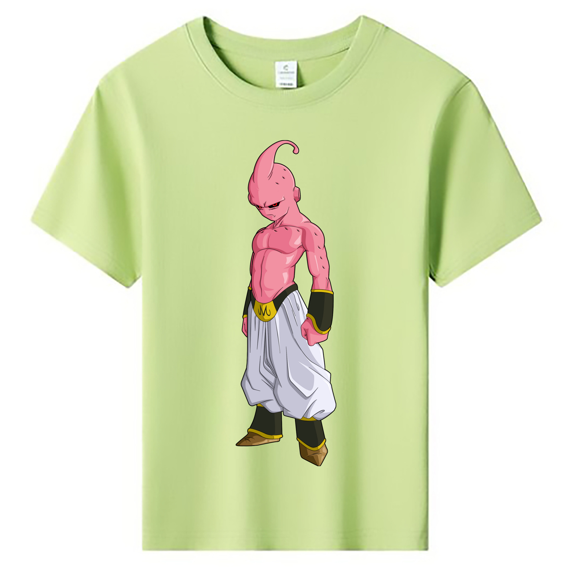 （画像用） ドラゴンボール 魔人ブウ DRAGON BALL Majin Buu 綿100％キッズTシャツ（フロントプリント）